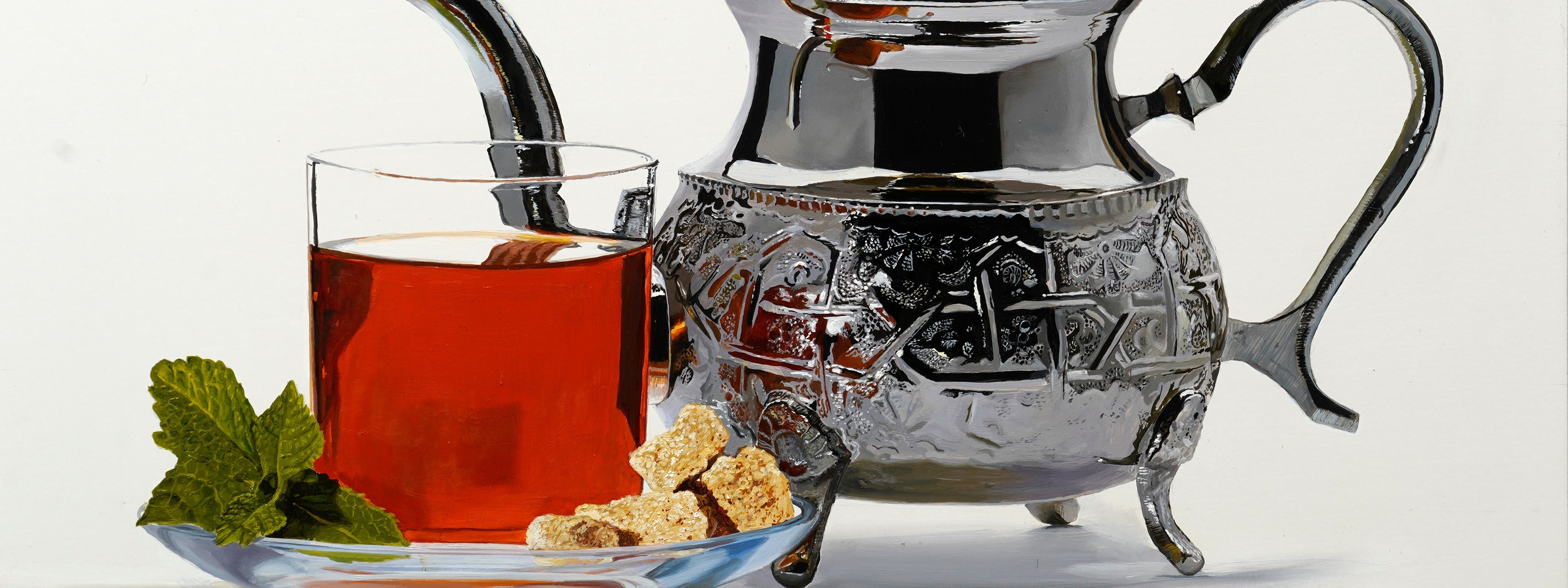 55th Painting Lesson now available on MJS Tv! Silver Teapot