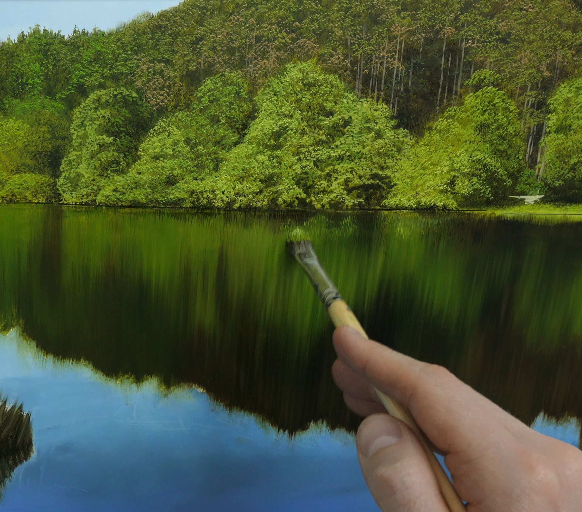 What is glazing in oil painting?