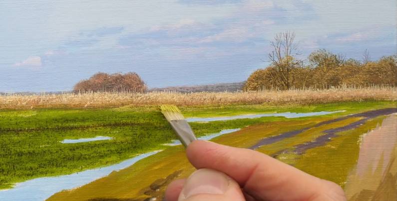 Creating Depth and Detail with the Series 12 Flat Brush
