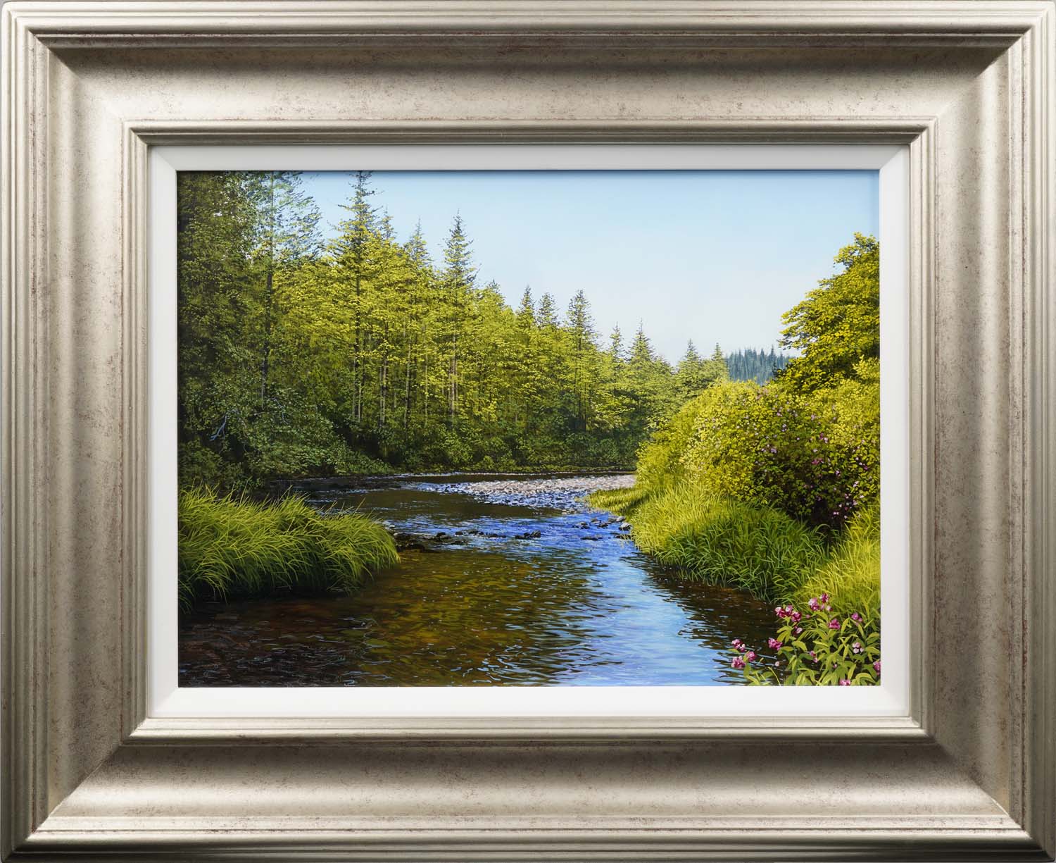 "Running River" Original Oil Painting