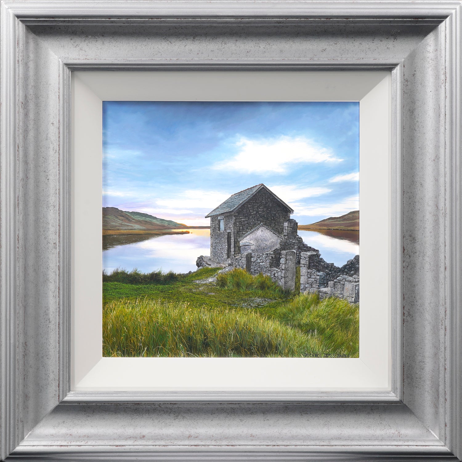 "The Old Boat House" Original Oil Painting