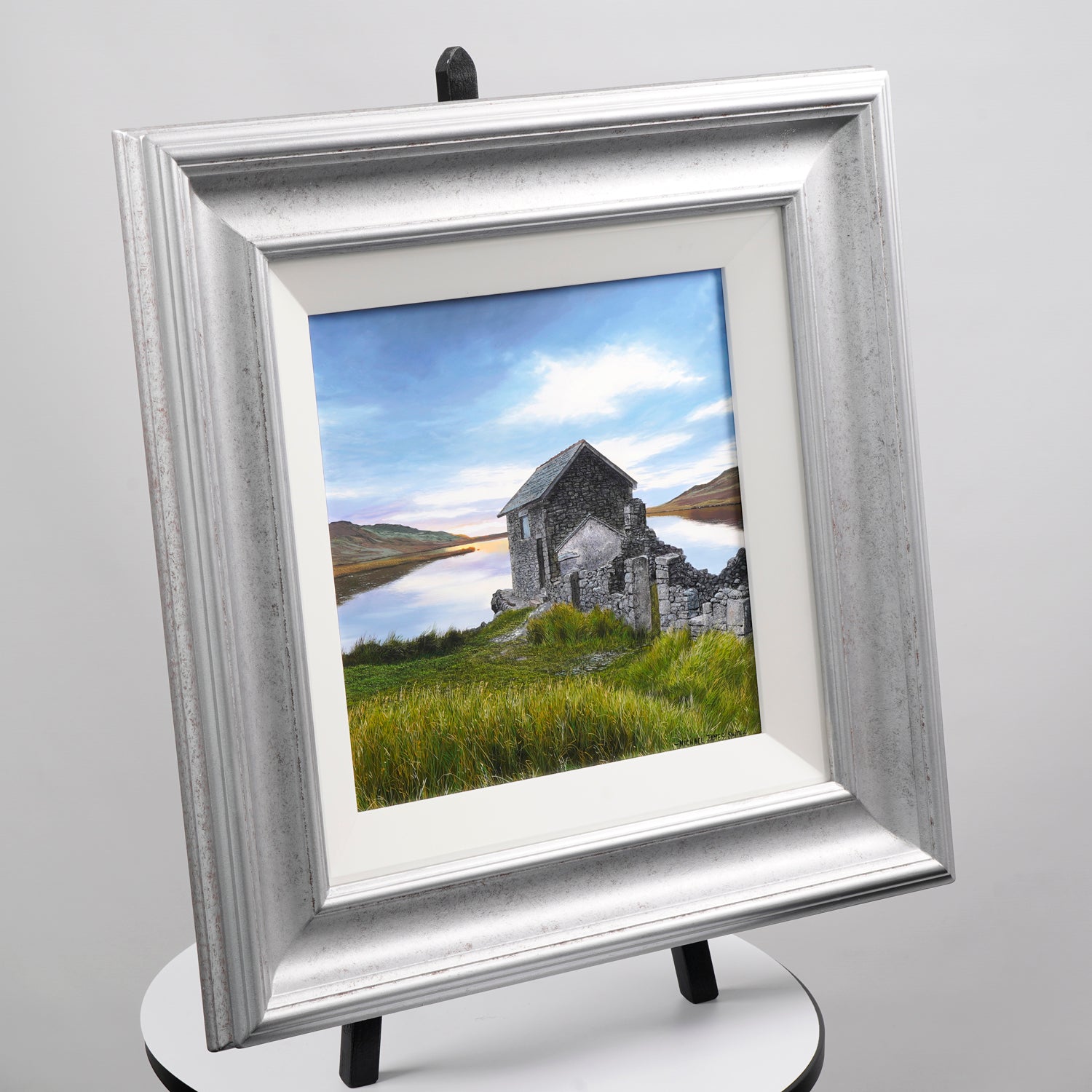 "The Old Boat House" Original Oil Painting