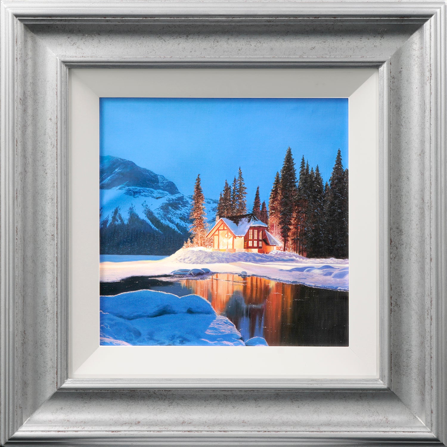 "Winter Retreat" Original Oil Painting