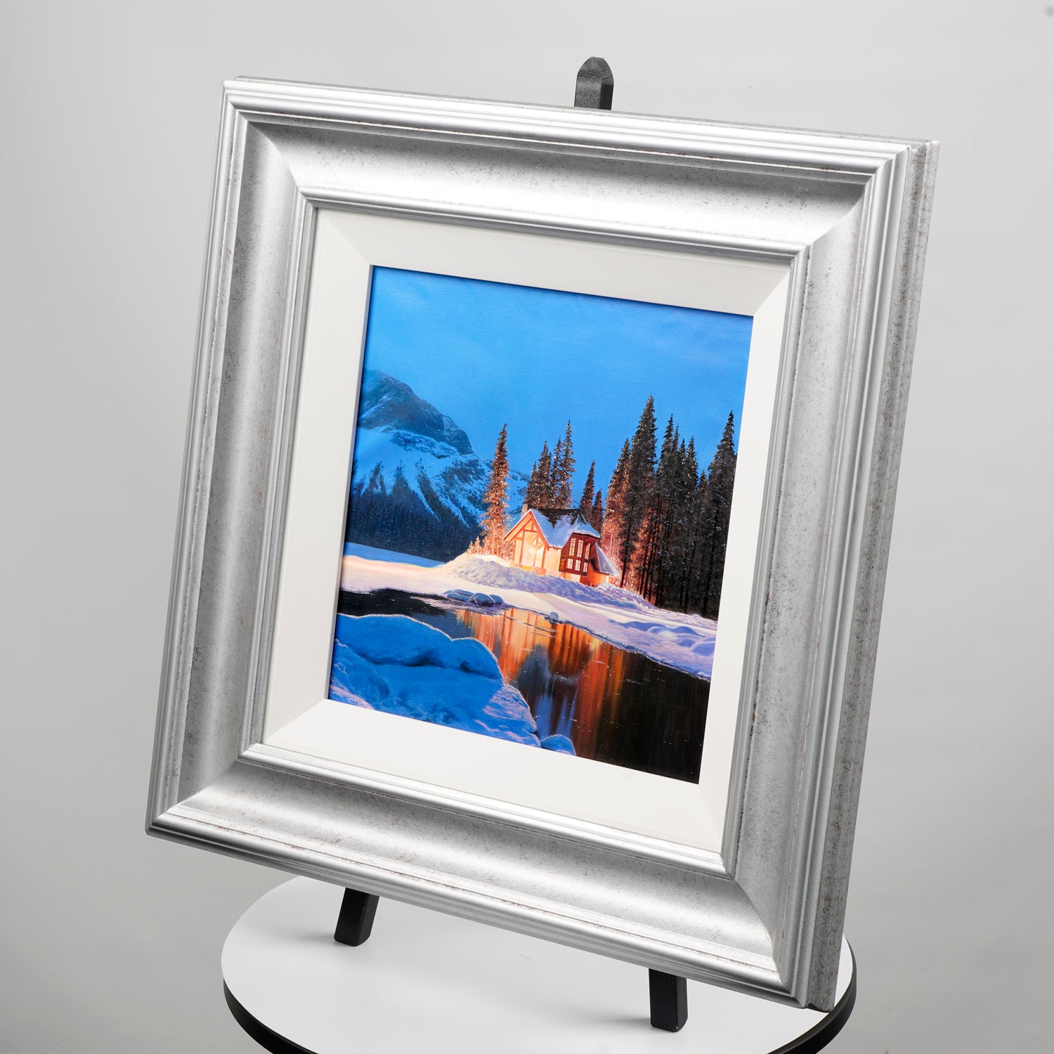 "Winter Retreat" Original Oil Painting