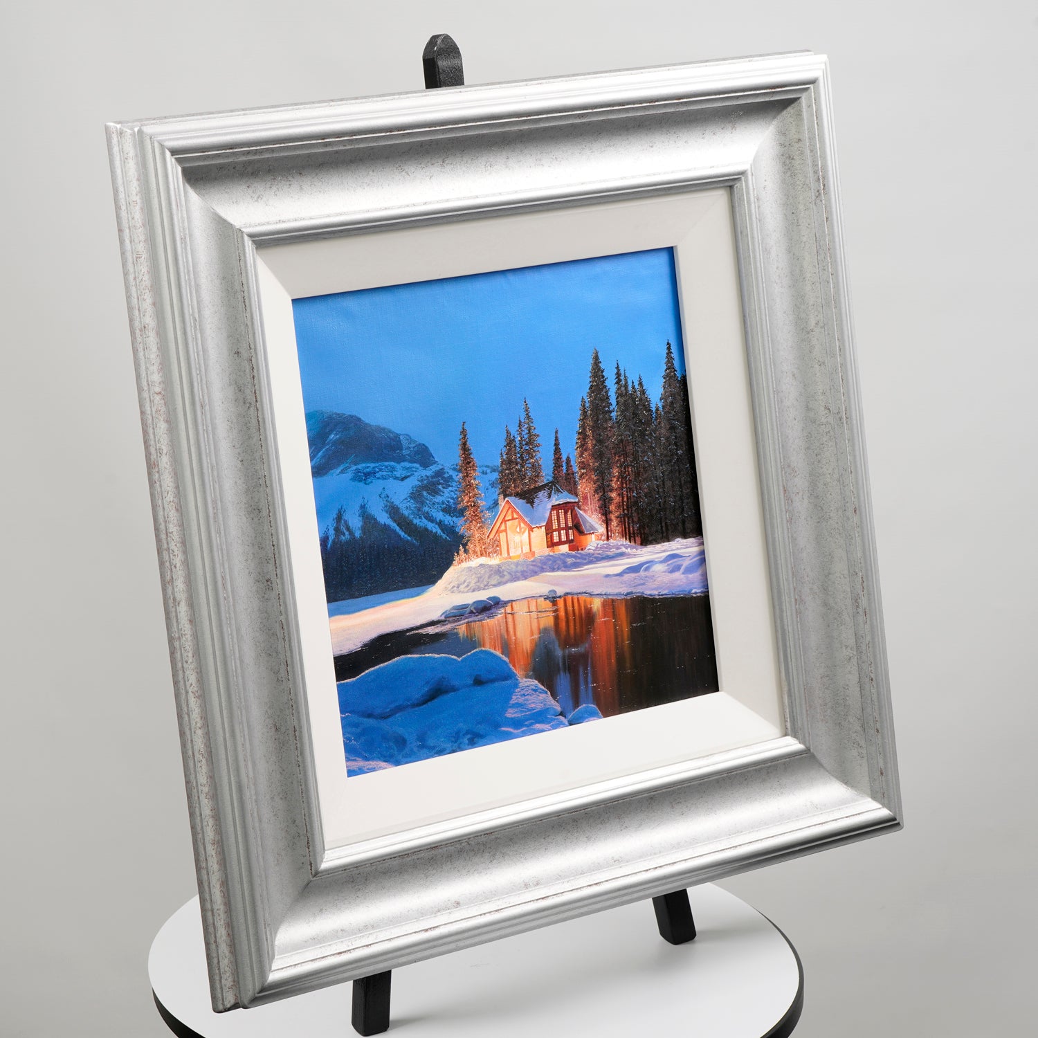 "Winter Retreat" Original Oil Painting