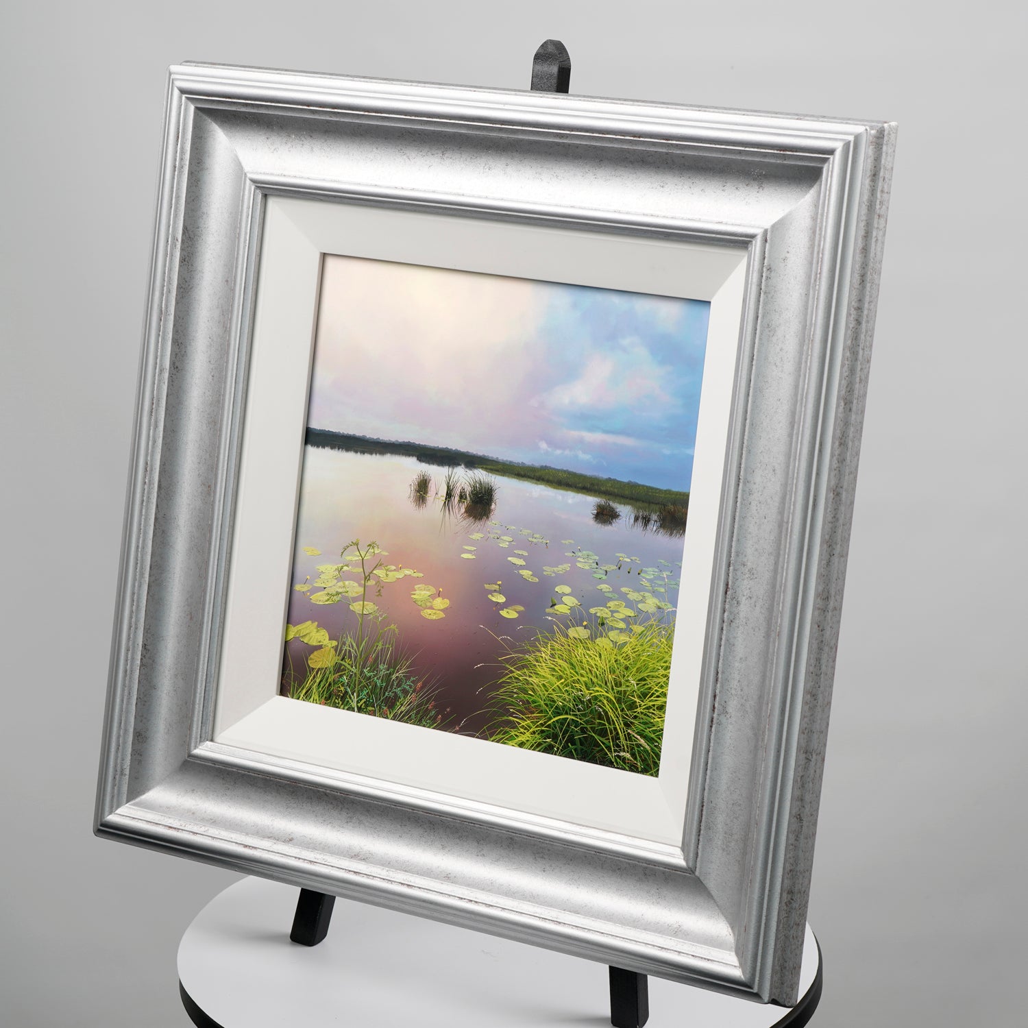 "Stormy Lake" Original Oil Painting
