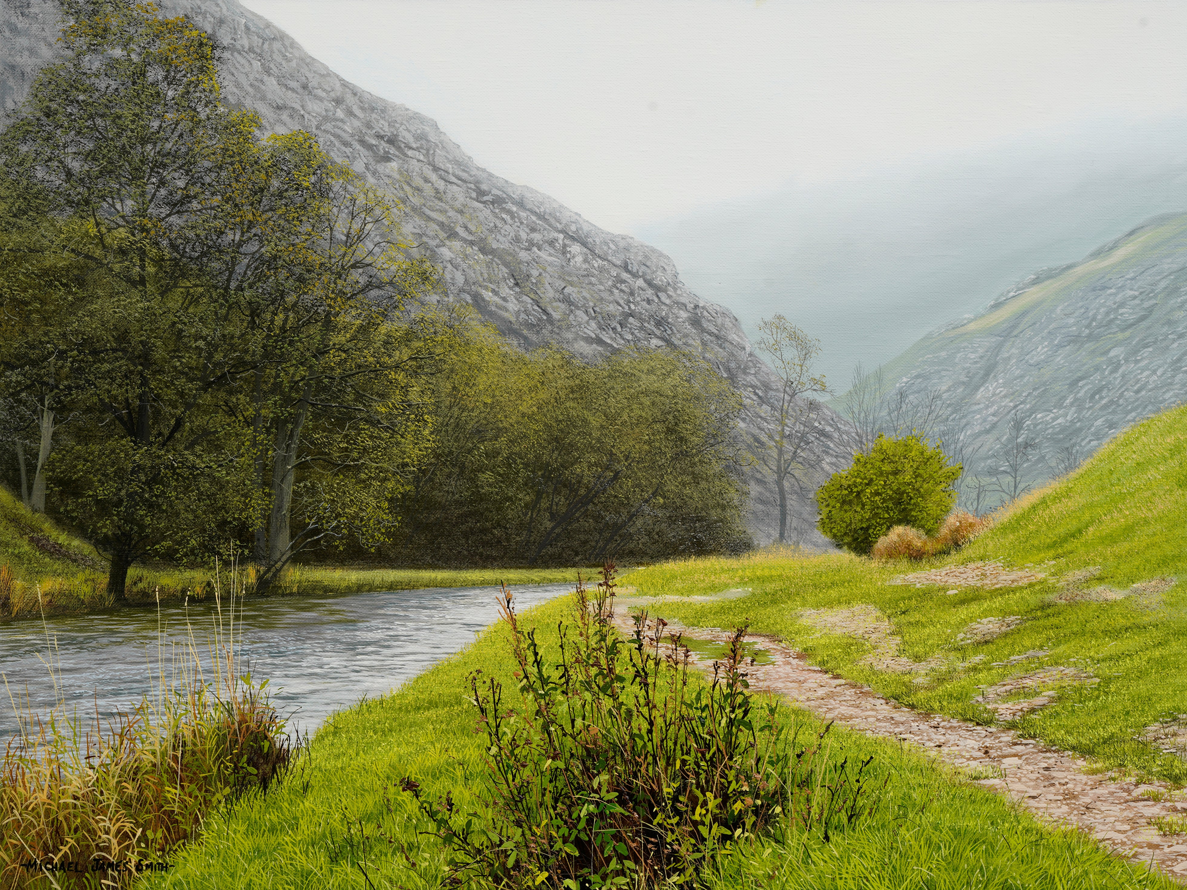 'The River Dove' Original oil Painting