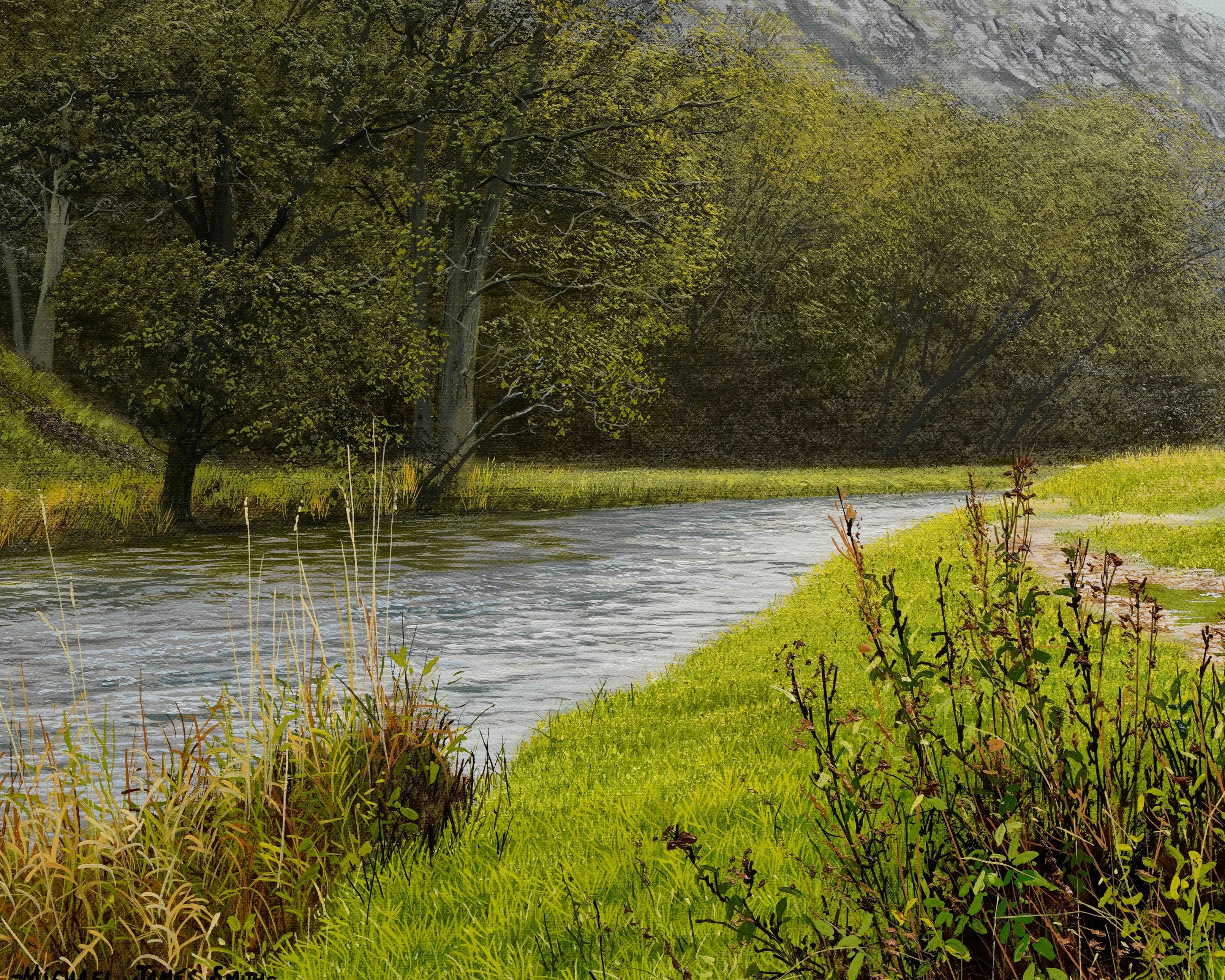 'The River Dove' Original oil Painting