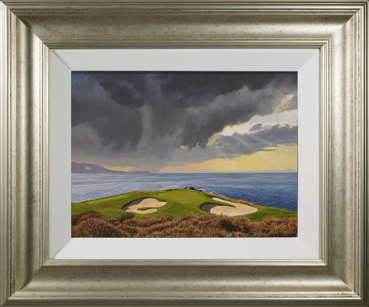 "Pebble Beach"  Original Oil Painting