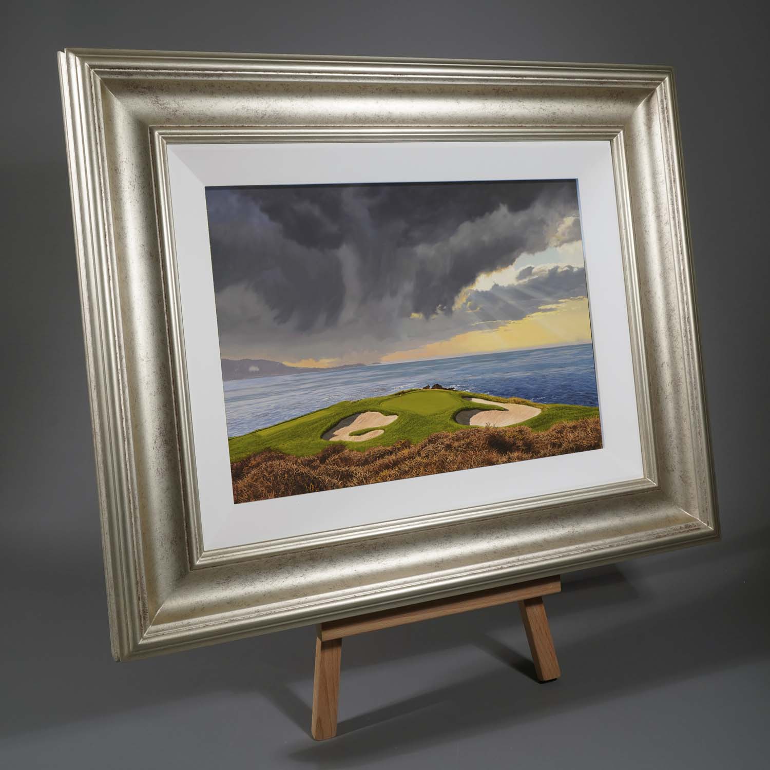 "Pebble Beach" Original Oil Painting