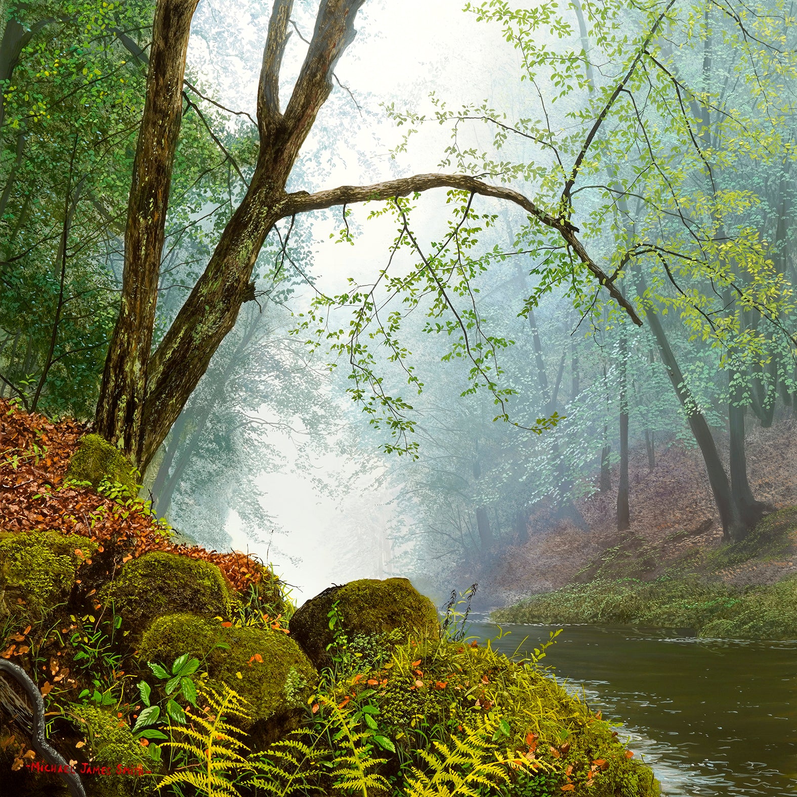 "Mystic River" Original Oil Painting