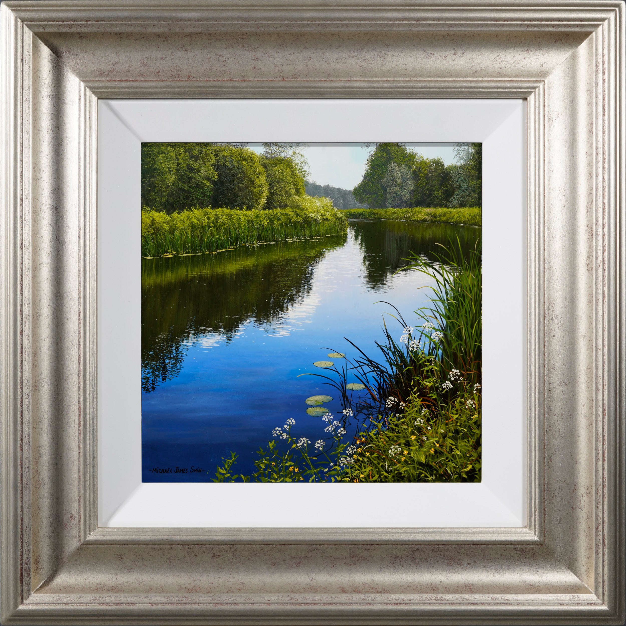 "Midday River" Original Oil Painting