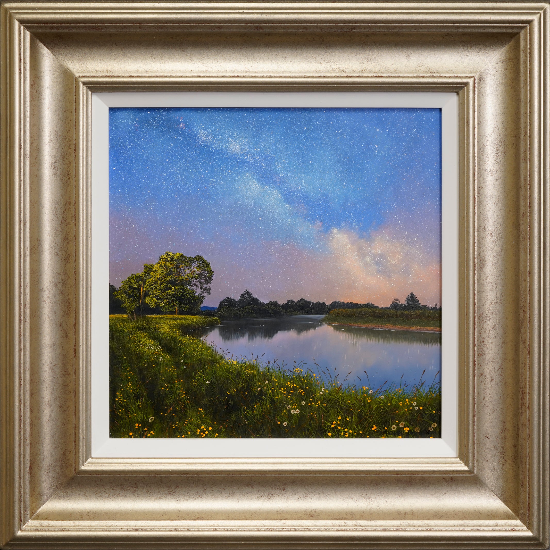 "Starry Night" Original Oil Painting