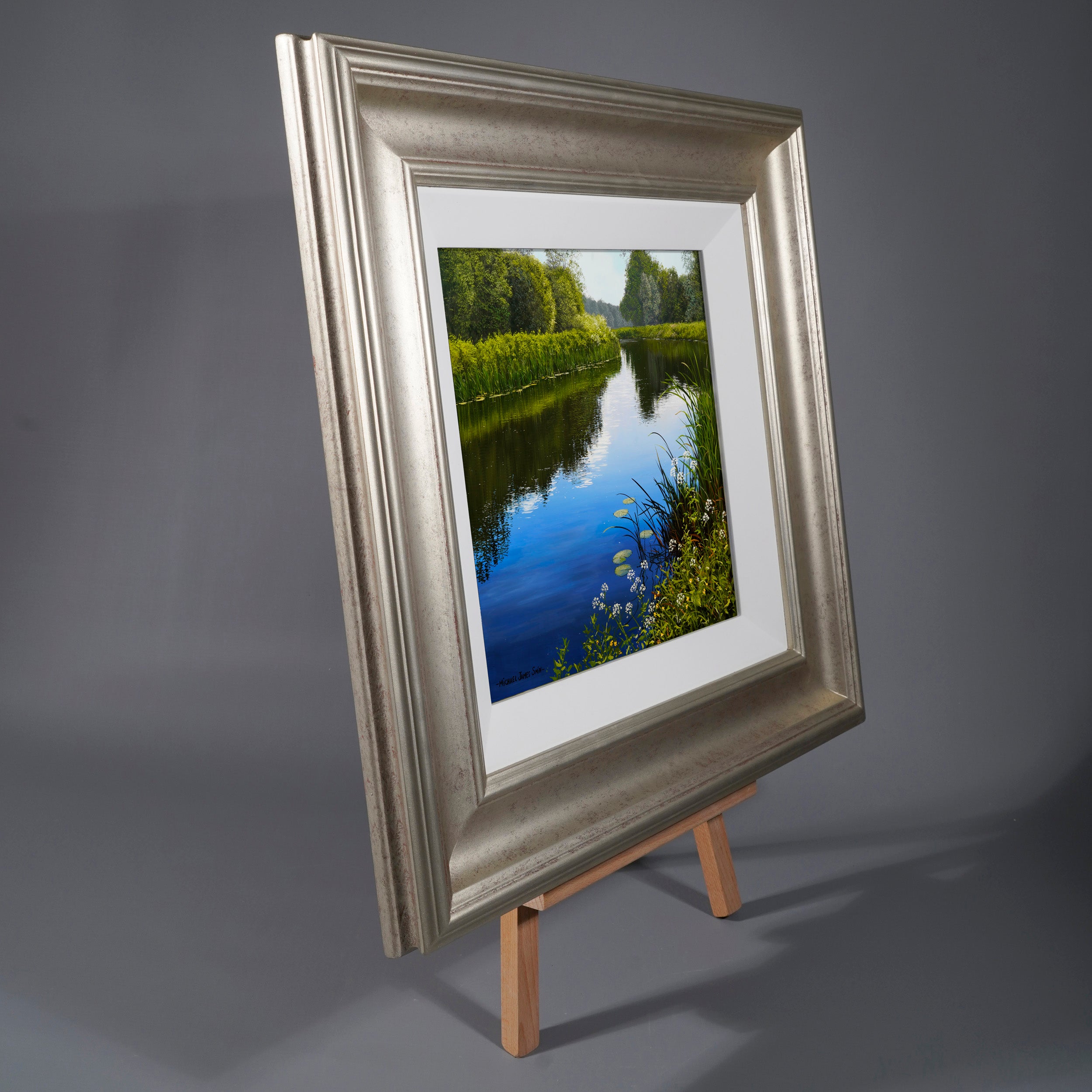 "Midday River" Original Oil Painting