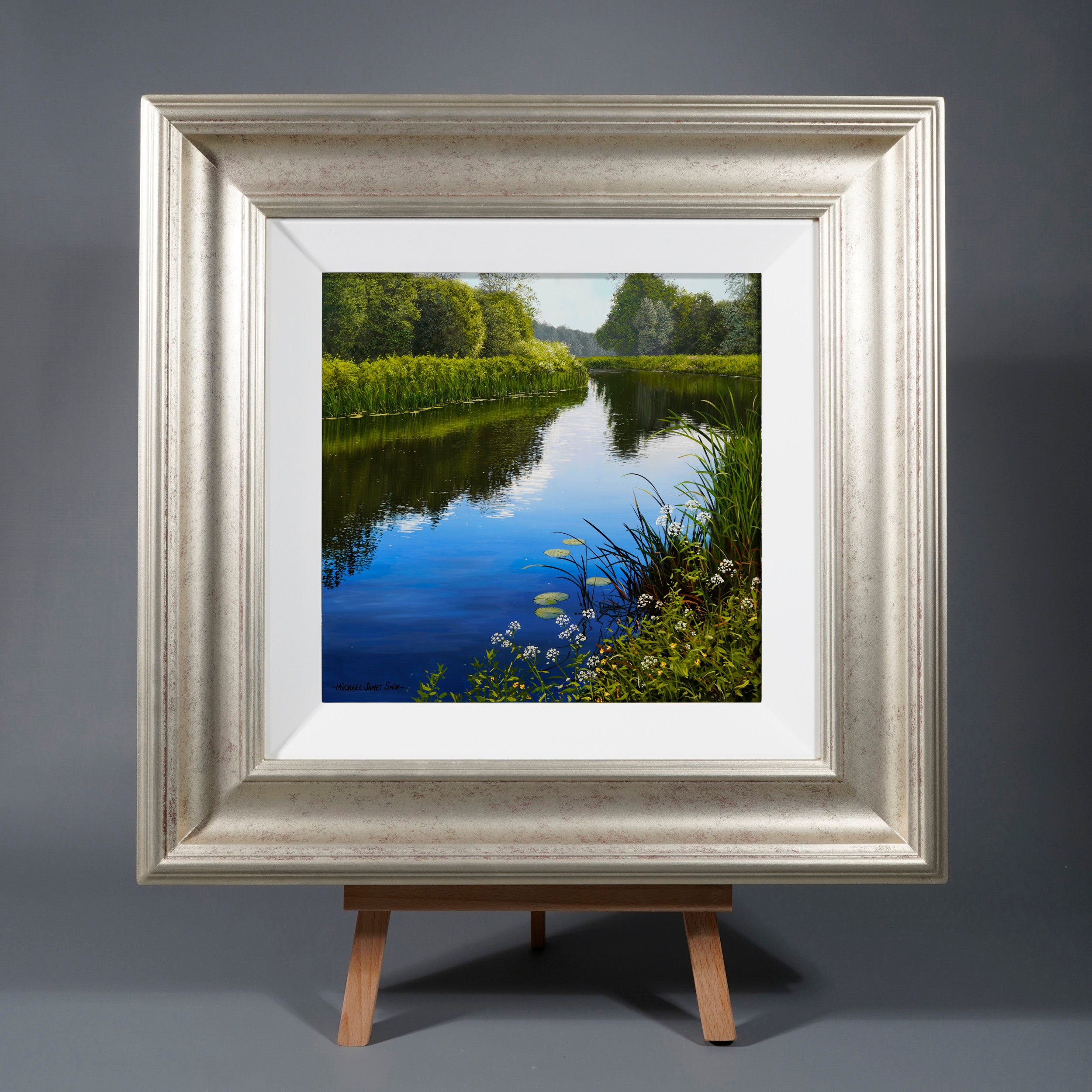 "Midday River" Original Oil Painting