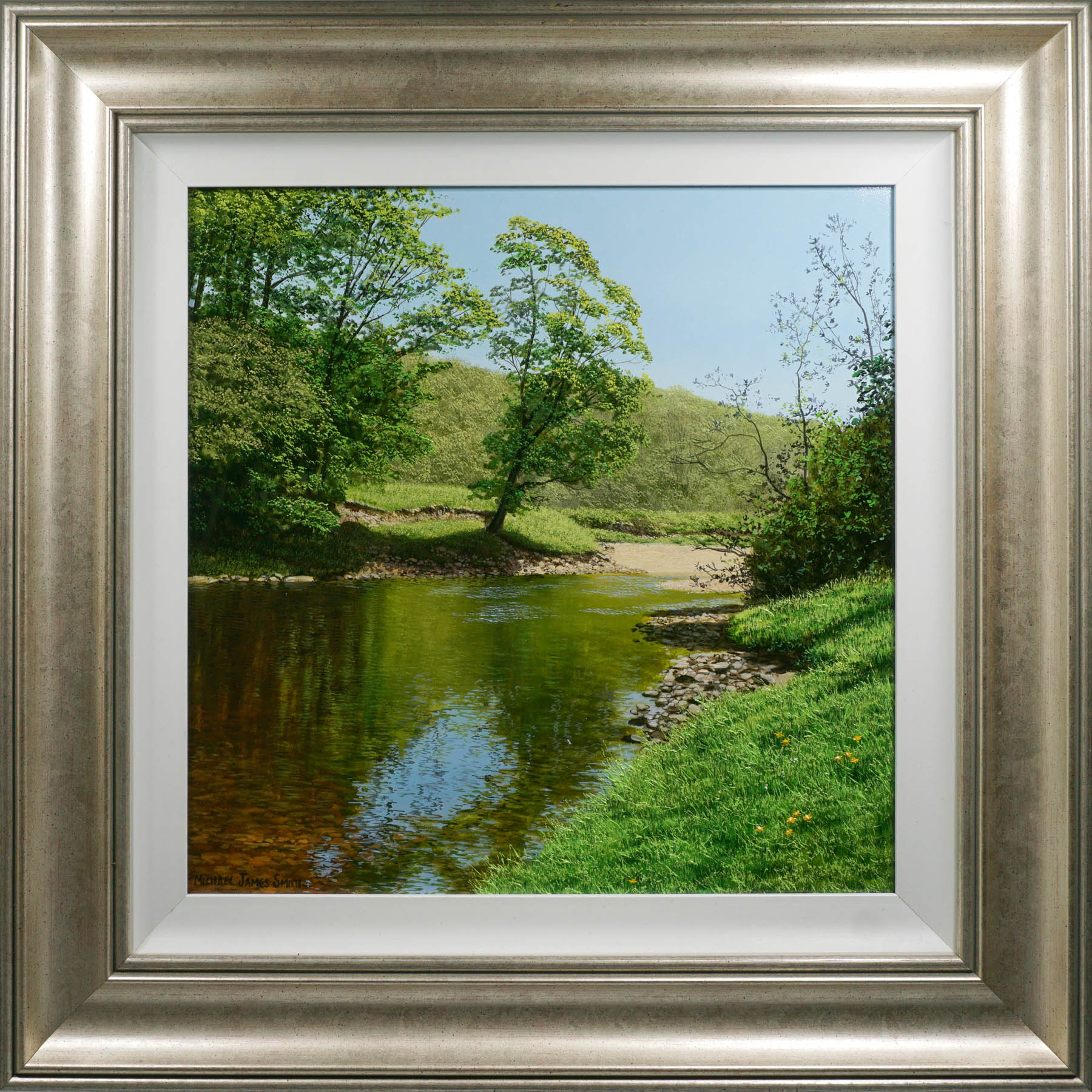 SHALLOW RIVER | ORIGINAL OIL PAINTING