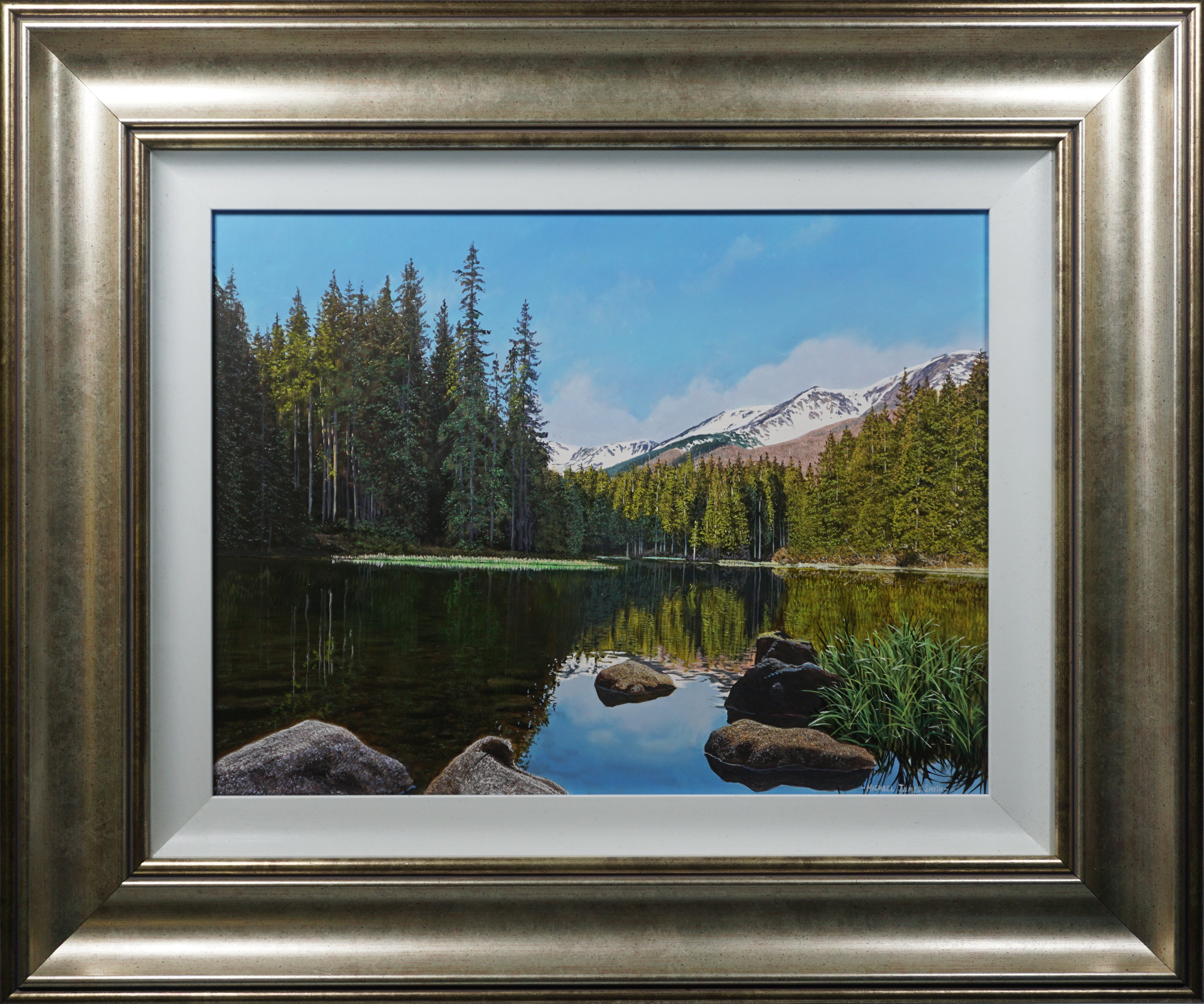 LAKE REFLECTIONS | ORIGINAL OIL PAINTING