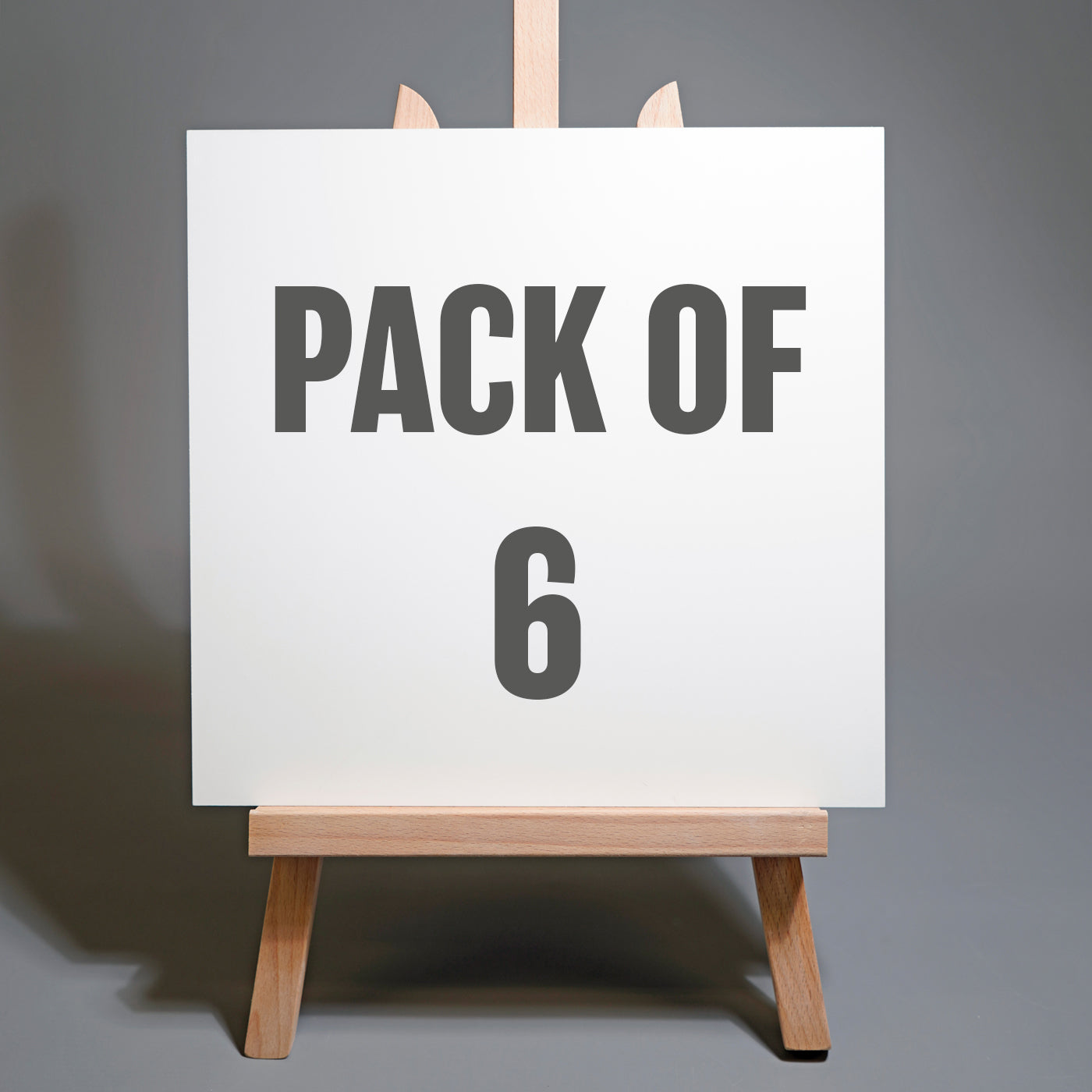Pack of Six 12 x 12 inch Artists Exhibition Panels