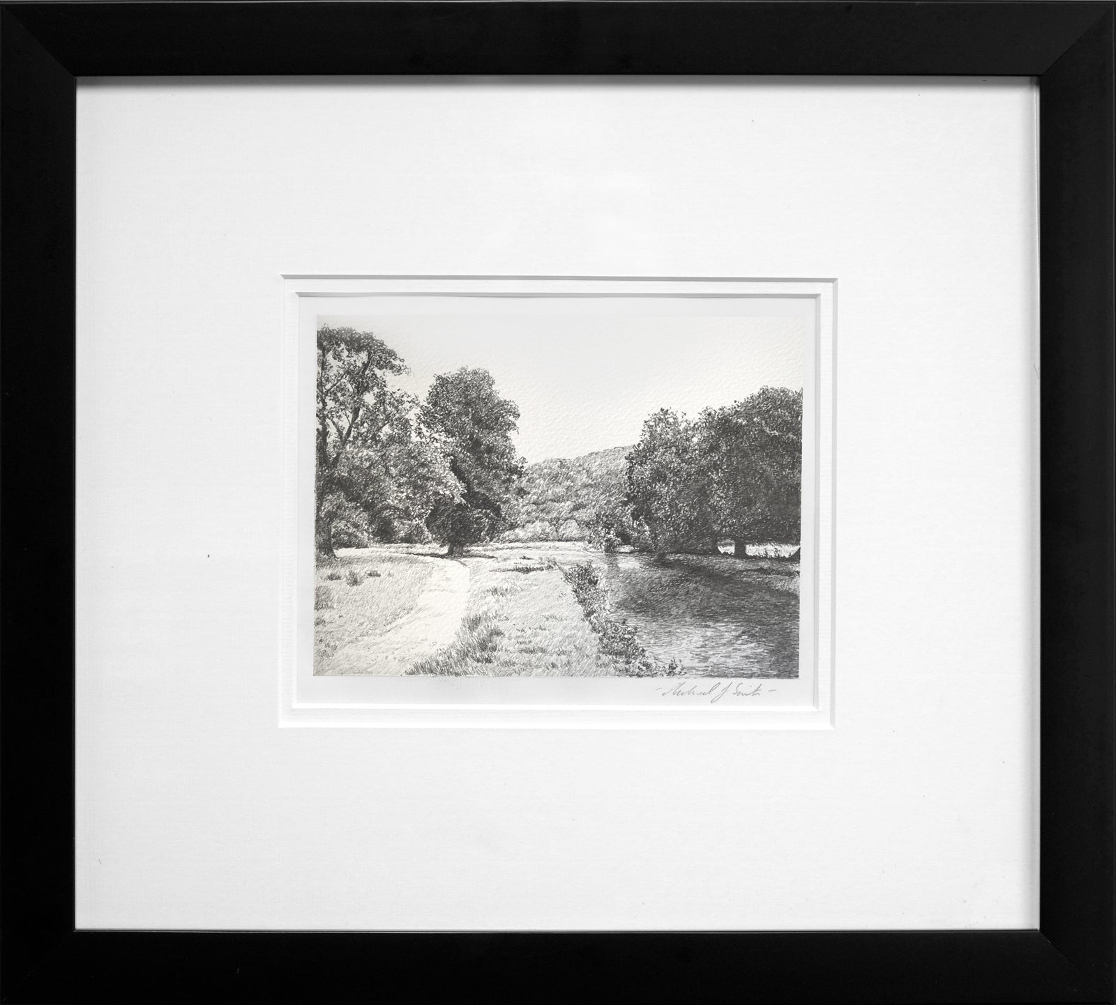 "The River Derwent" Original Sketch
