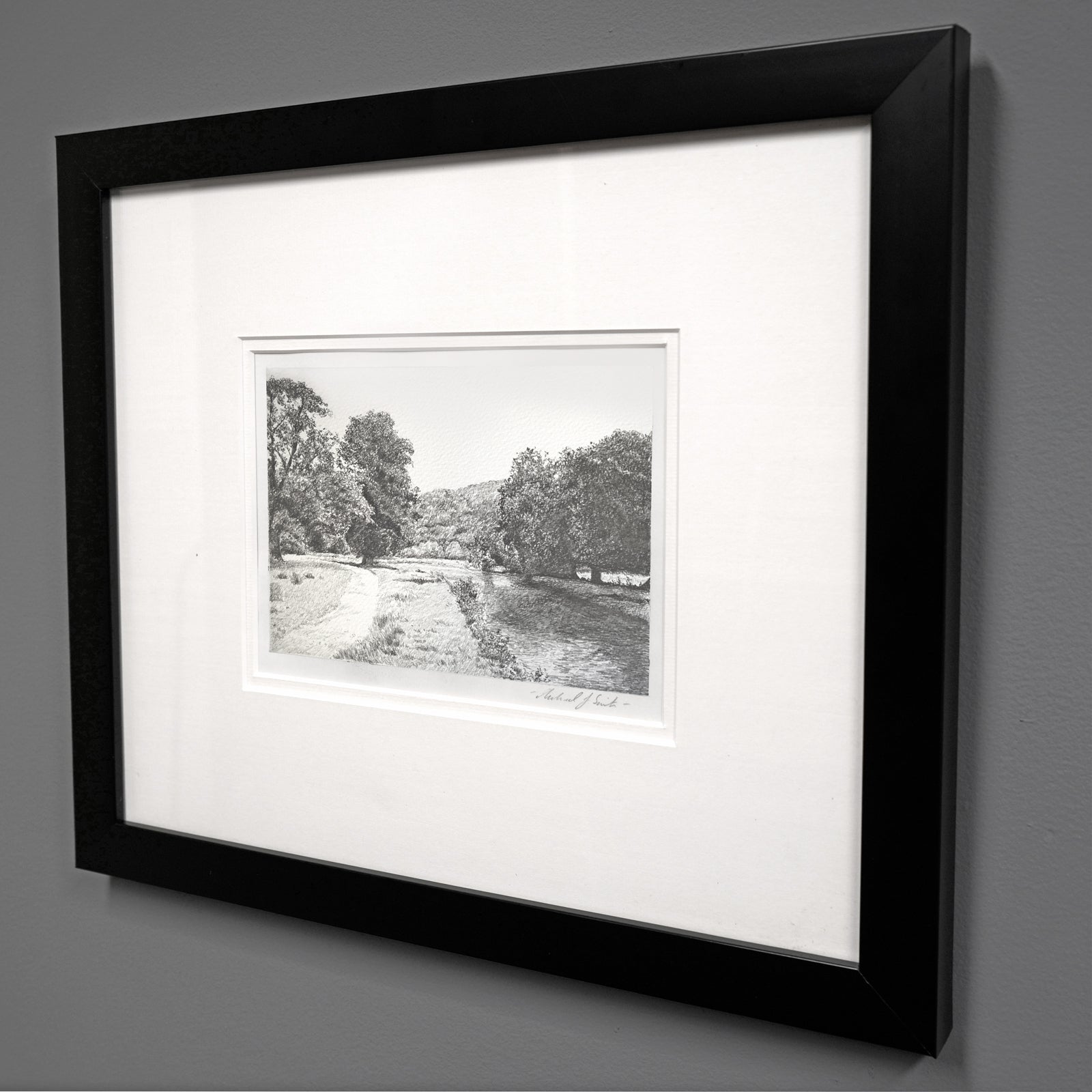 "The River Derwent" Original Sketch