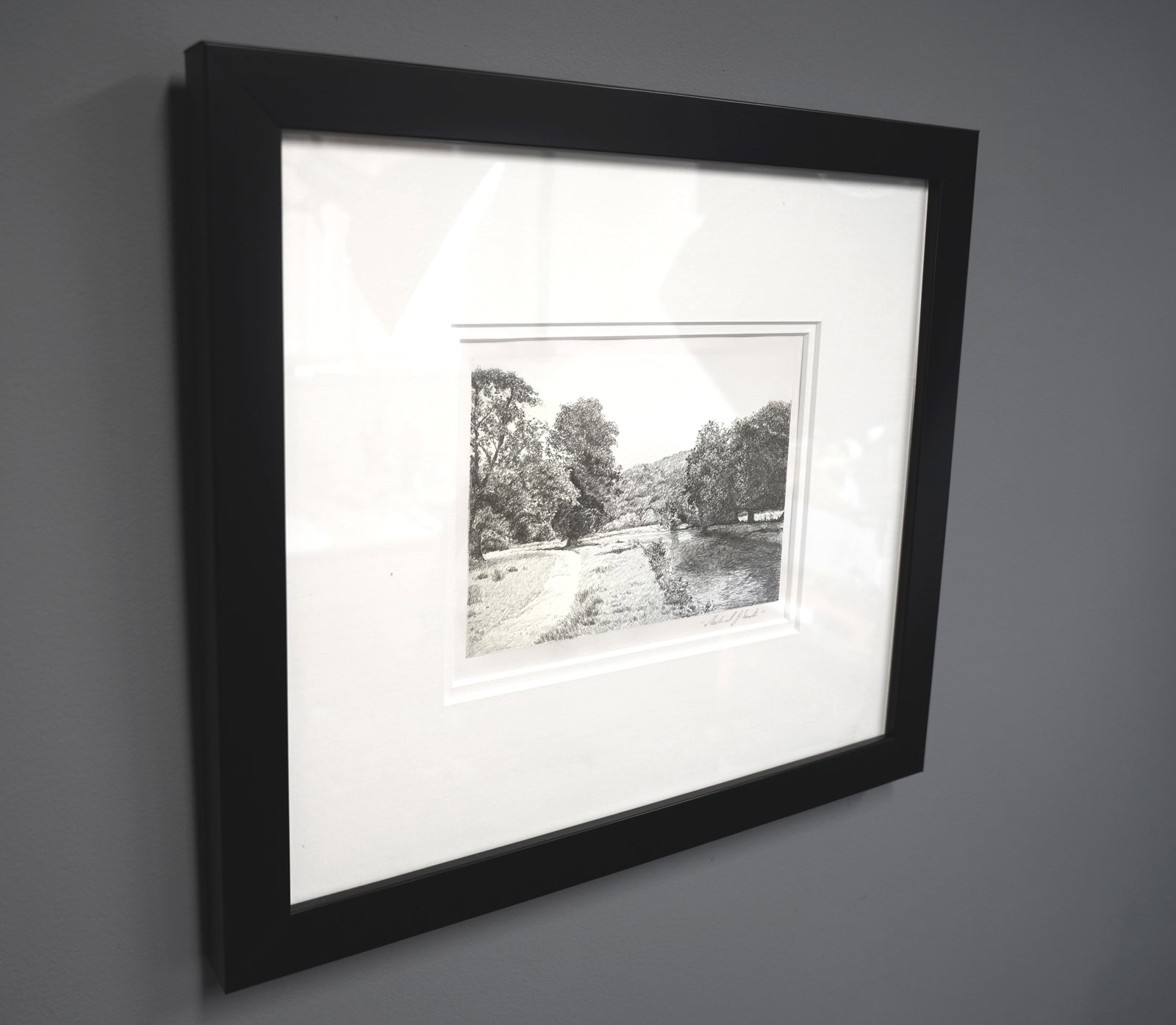 "The River Derwent" Original Sketch