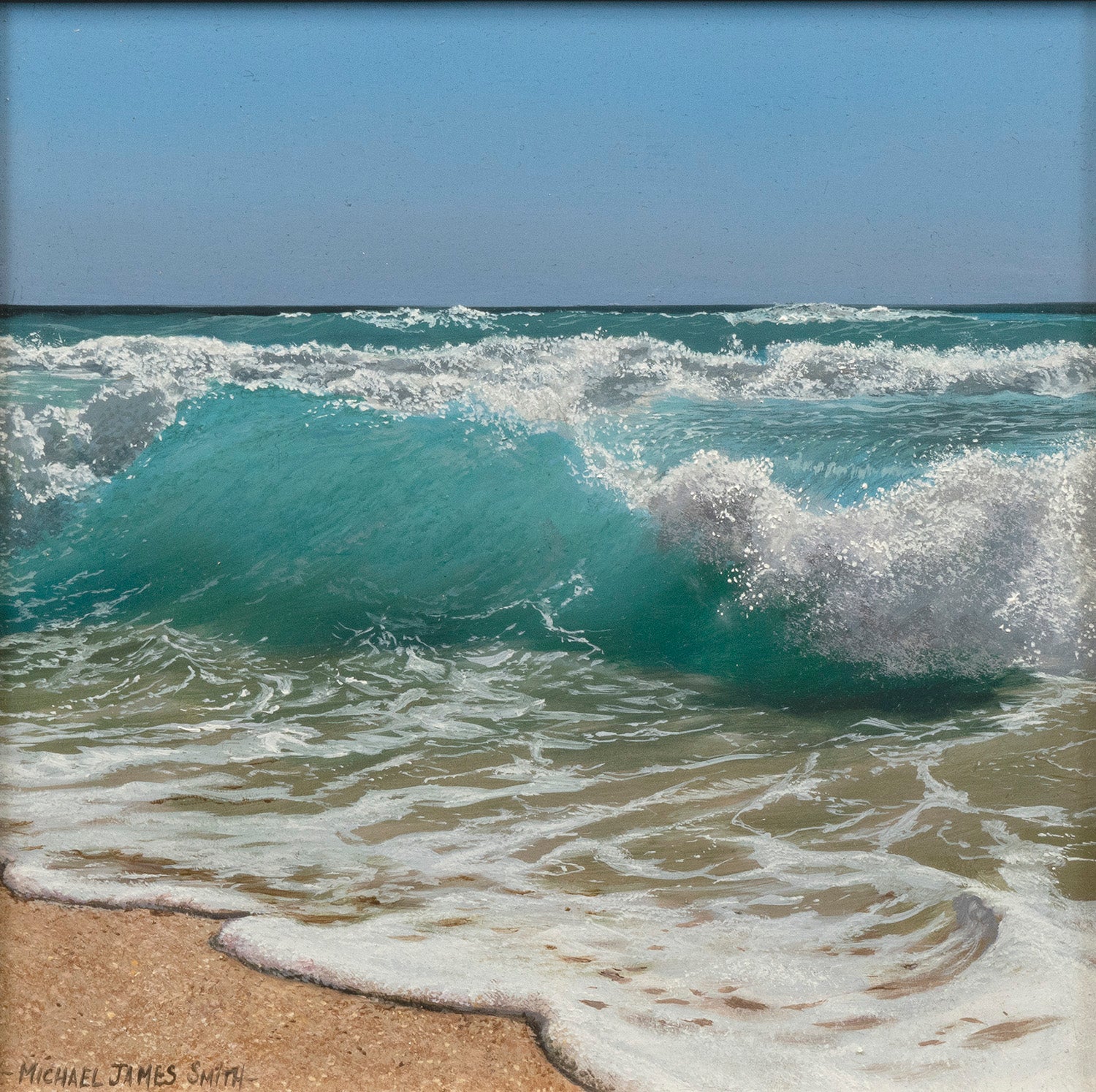 "The Wave" Original Oil Painting