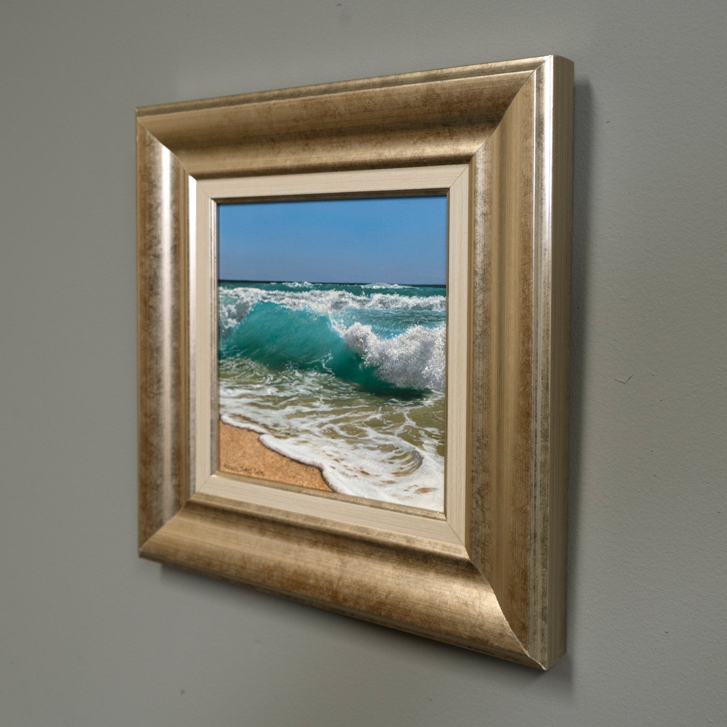 "The Wave" Original Oil Painting