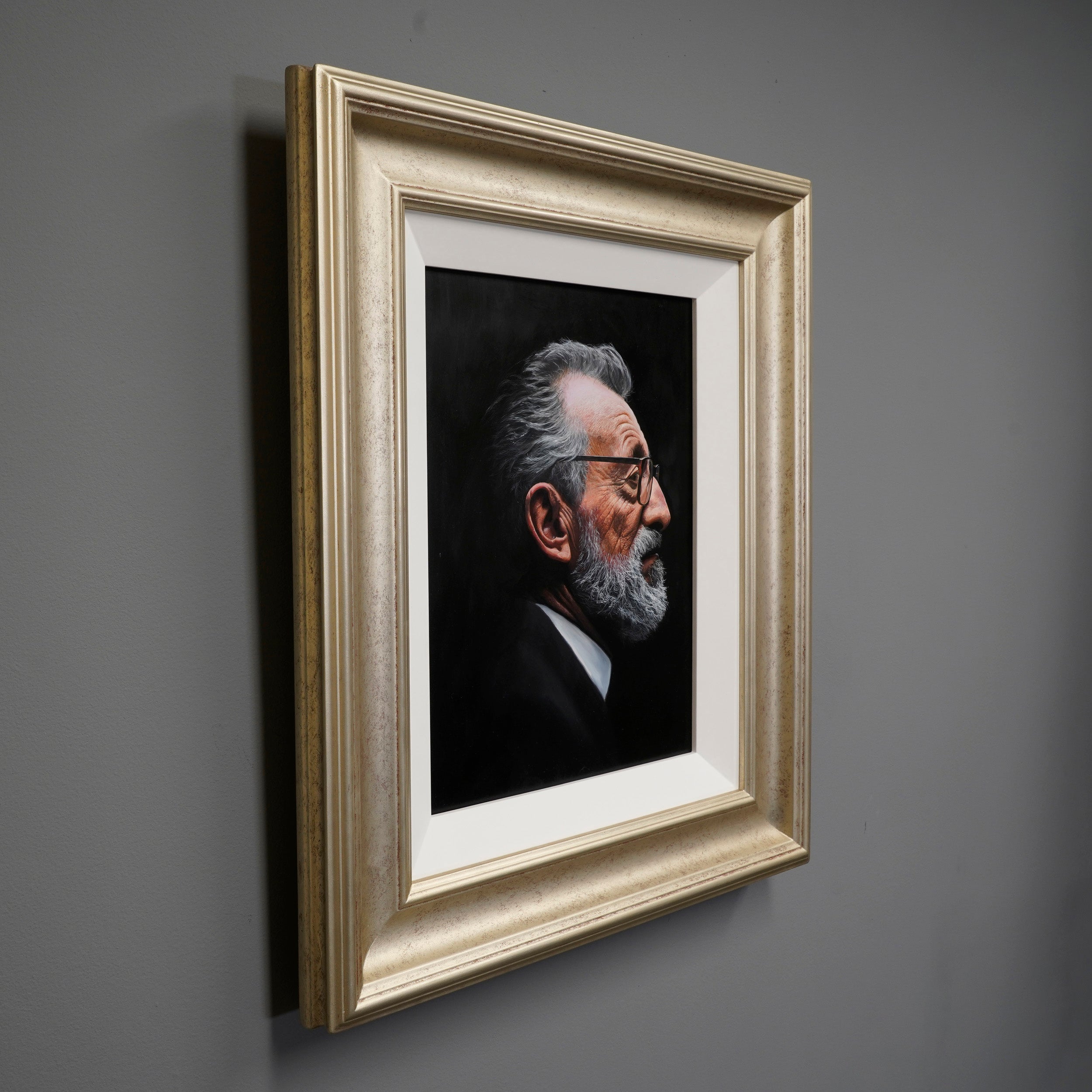 "Elderly Man" Original Oil Painting