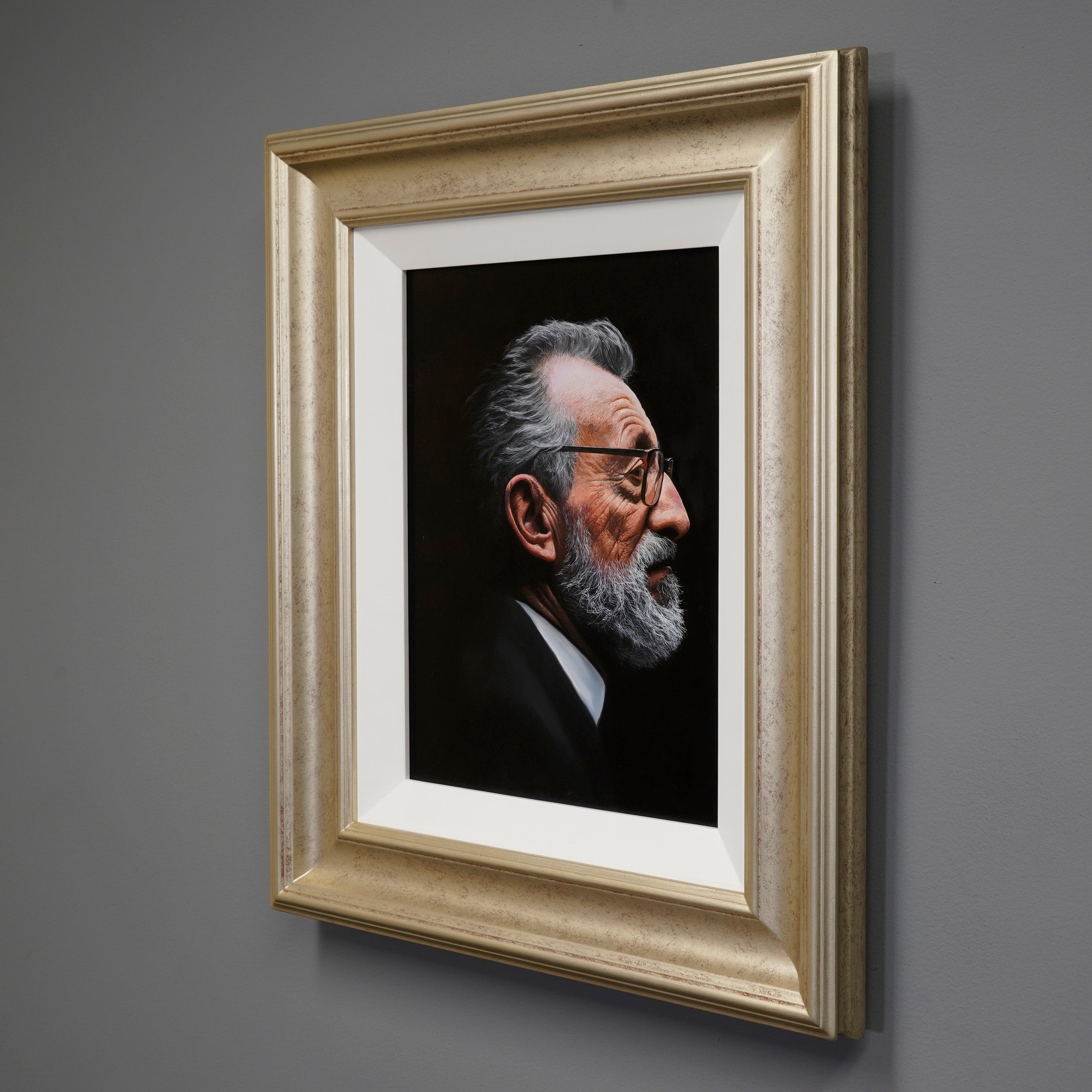 "Elderly Man" Original Oil Painting