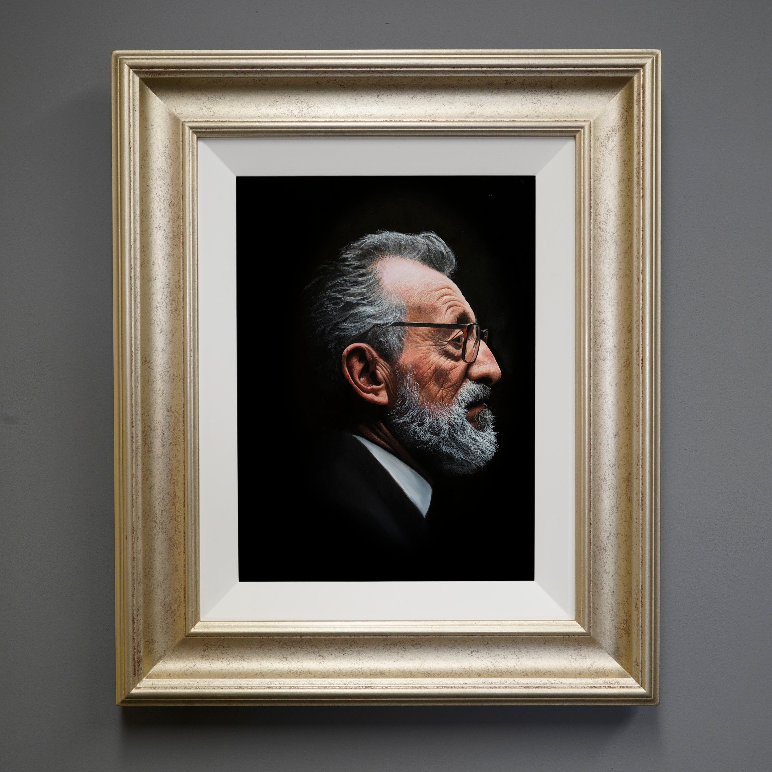 "Elderly Man" Original Oil Painting