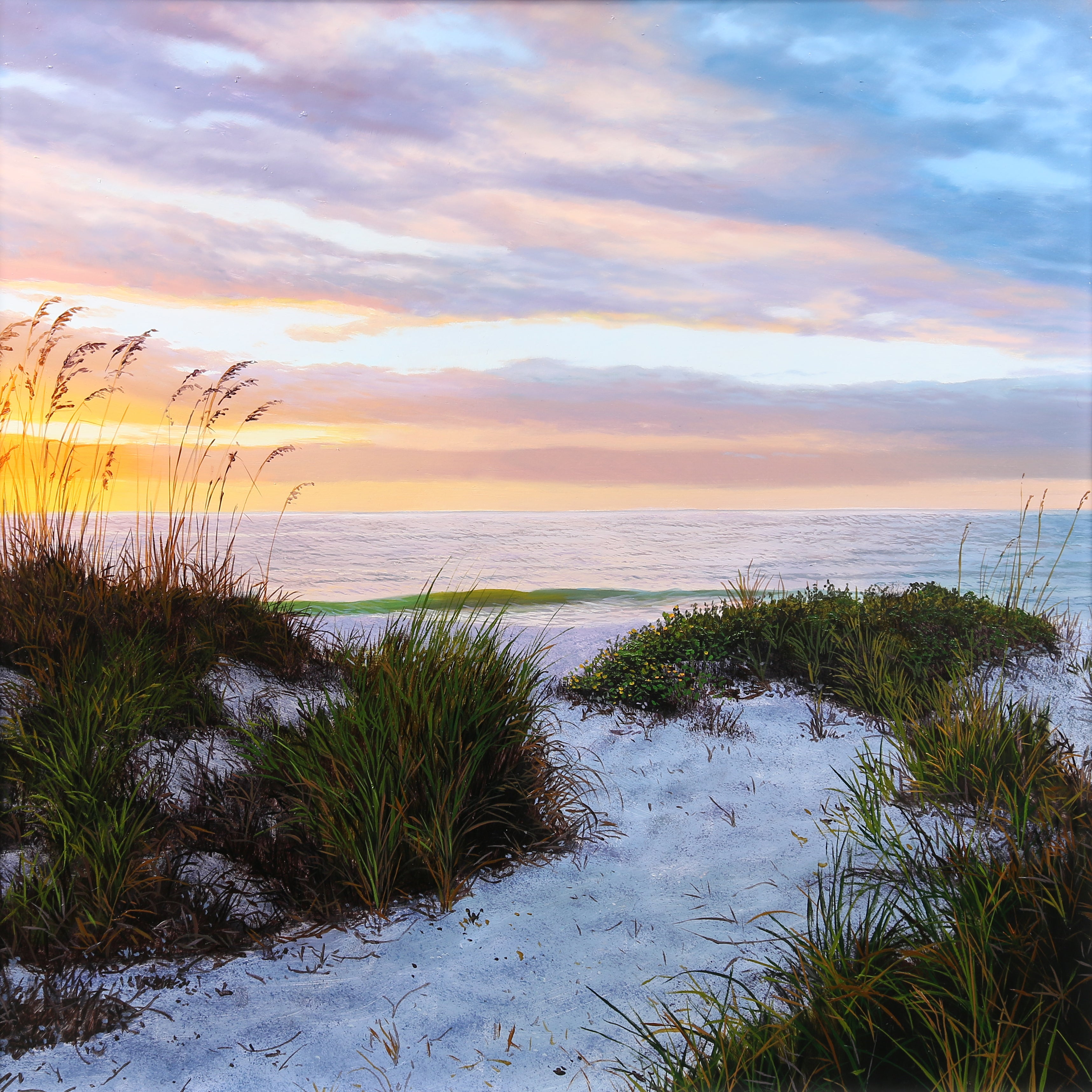 Sunset Sand Dunes | Original Oil Painting