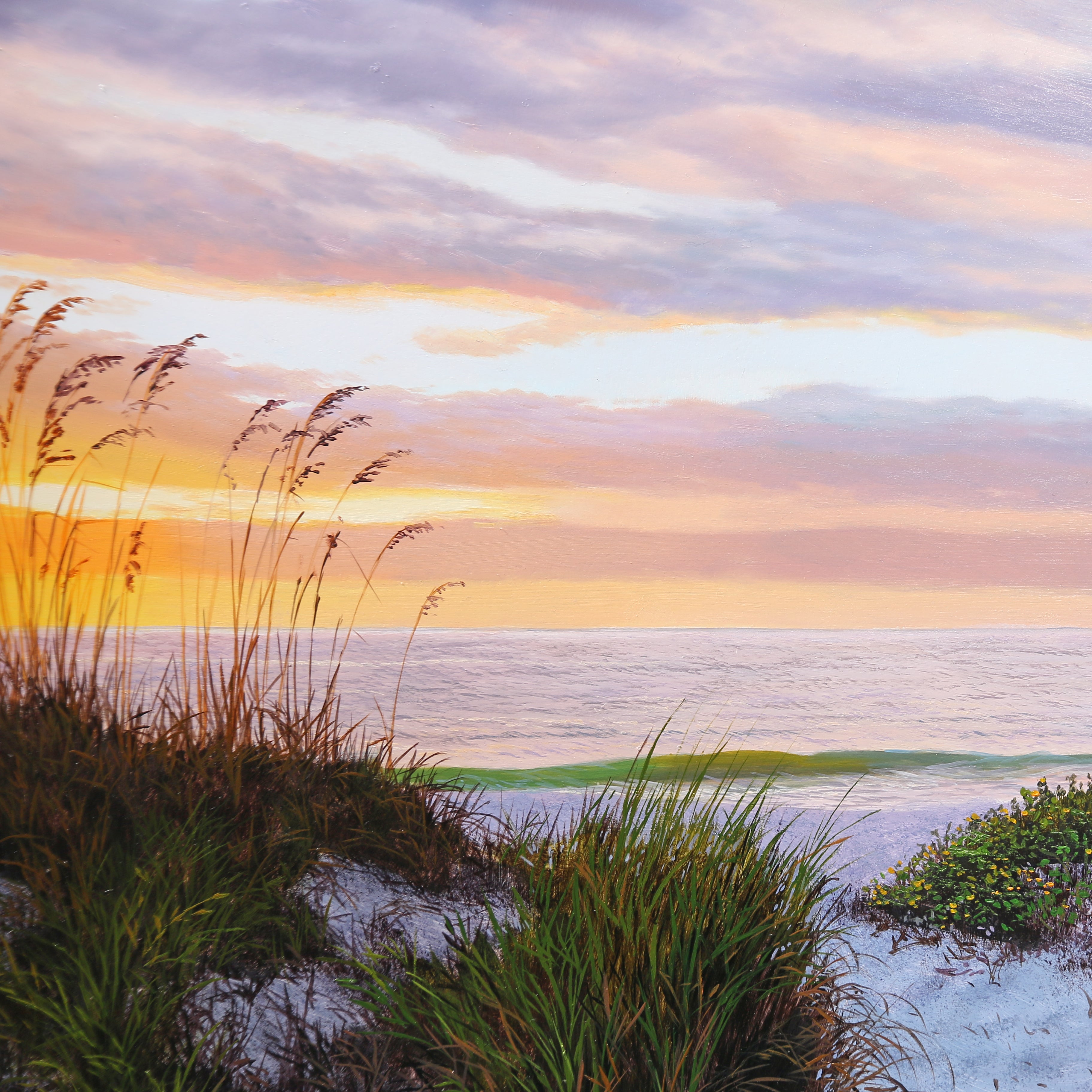 Sunset Sand Dunes | Original Oil Painting