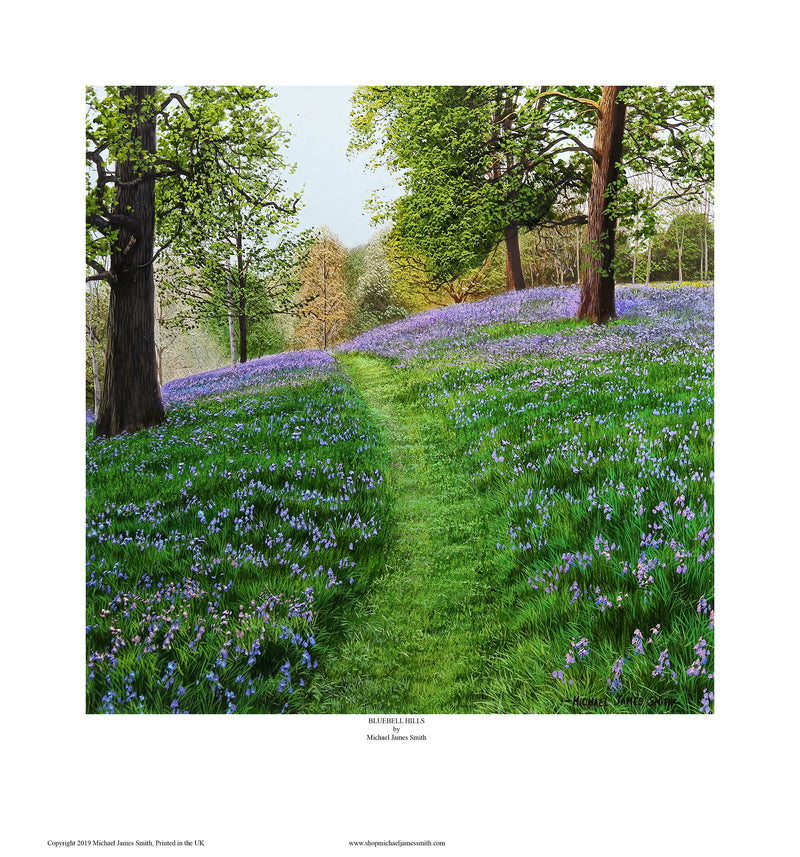 "bluebell hills" Open edition print