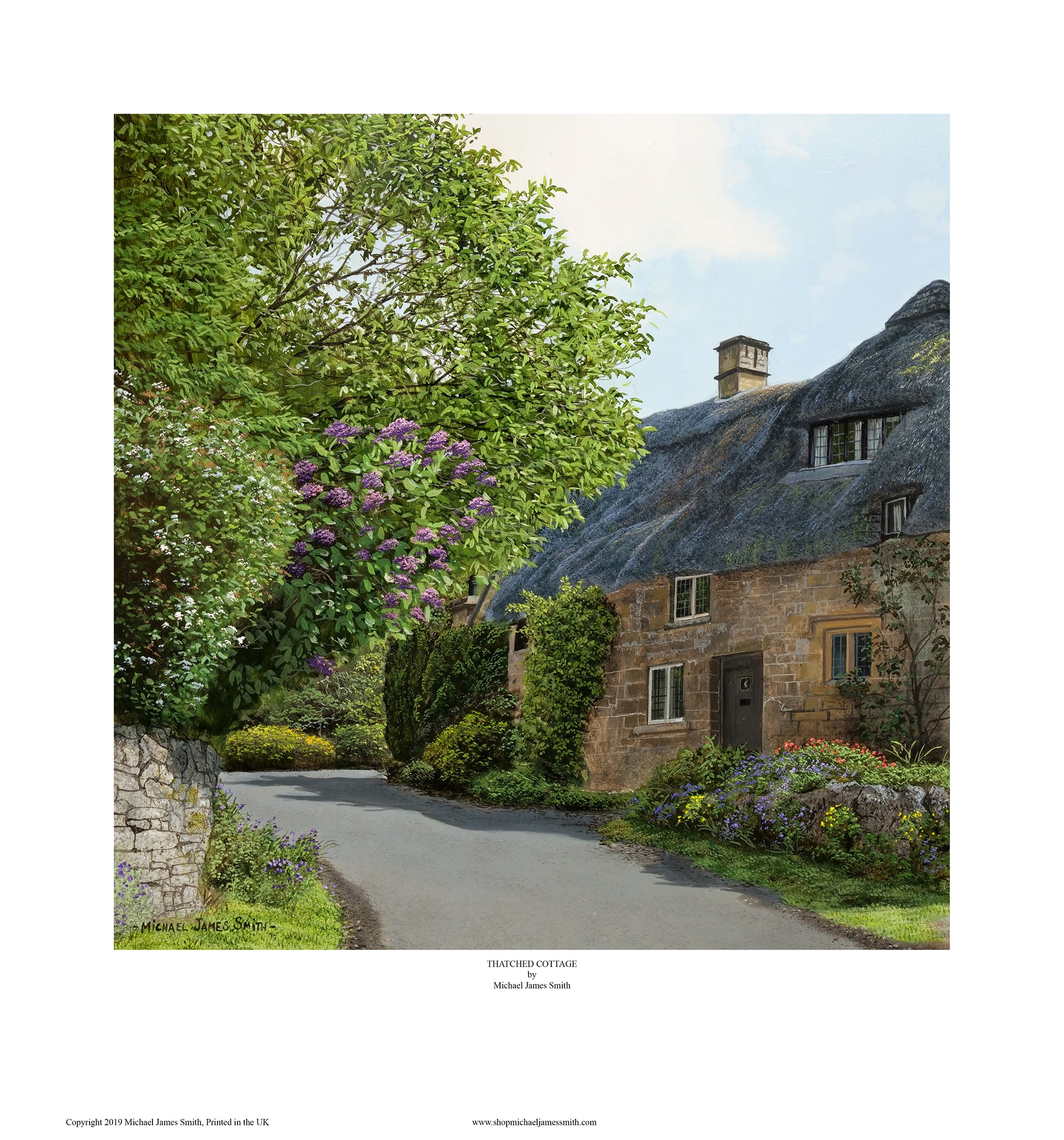 "THATCHED COTTAGE" Open edition print