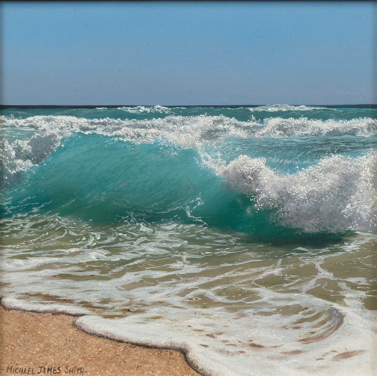 "The Wave"  Original Oil Painting