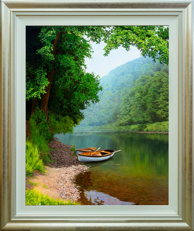 ROWING BOATS | ORIGINAL OIL PAINTING