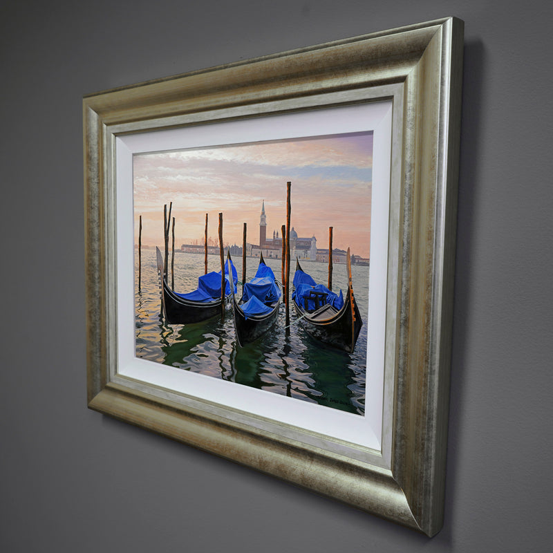 "Venice Gondolas"  Original Oil Painting