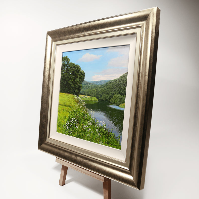 Flowers By The River | Original Oil Painting