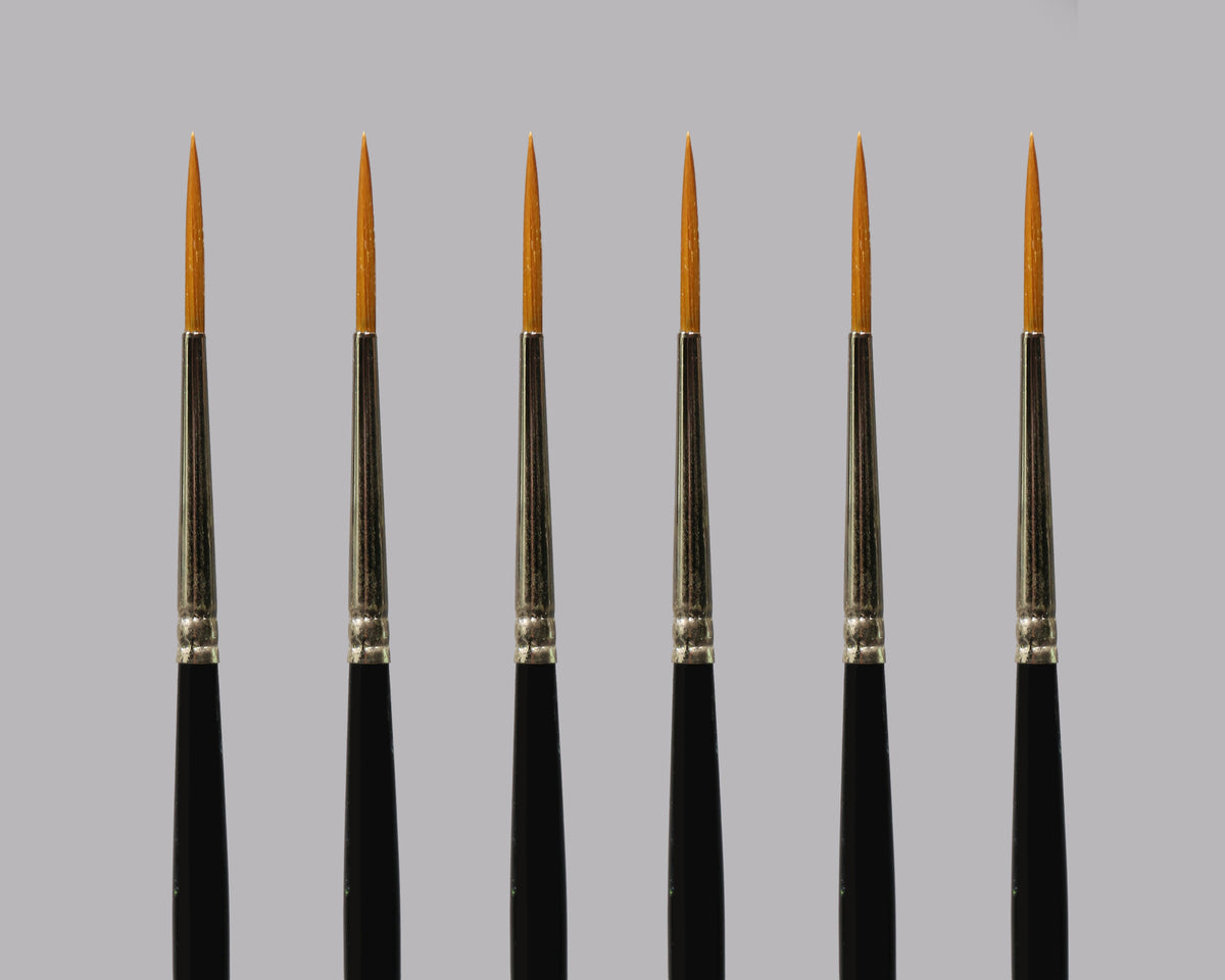 6 Piece "Rigger Brush" Set Series 1 Michael James Smith