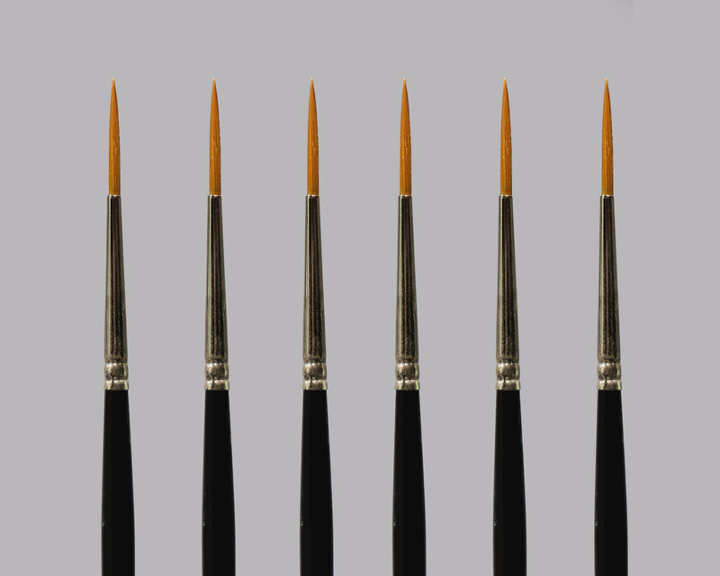 Rigger Long Synthetic Bristle Art Brushes for sale