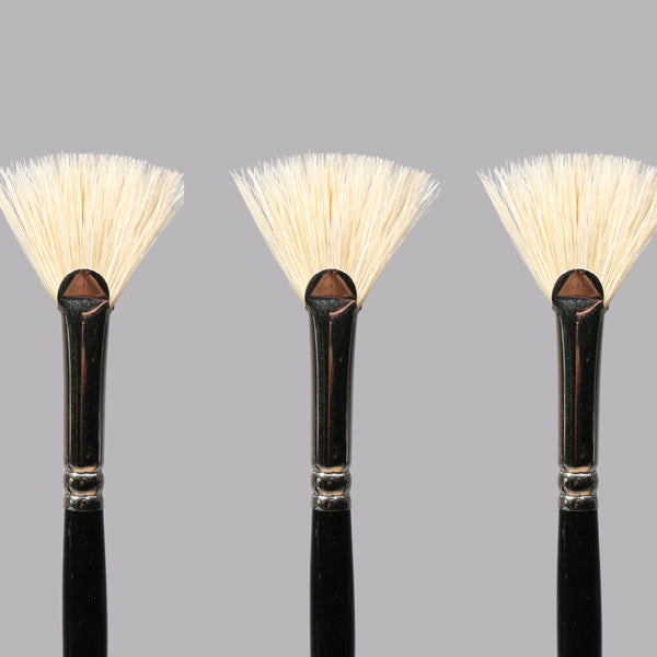 Fan Brush Set of 4 - The Ceramic Shop